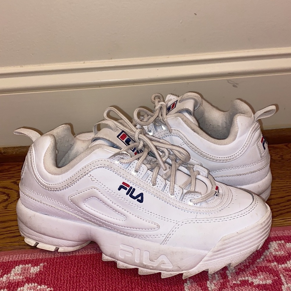 White Filas - Picture 2 of 4